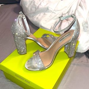 Steve Madden sparkle heels, Carson-R Crystal